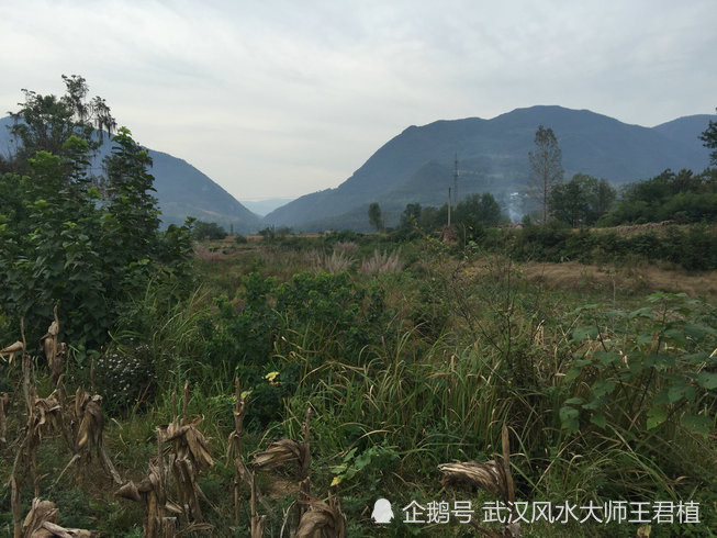 坟墓风水案例潜龙地,风水大师王君植带风水培训弟子湖北看风水实拍