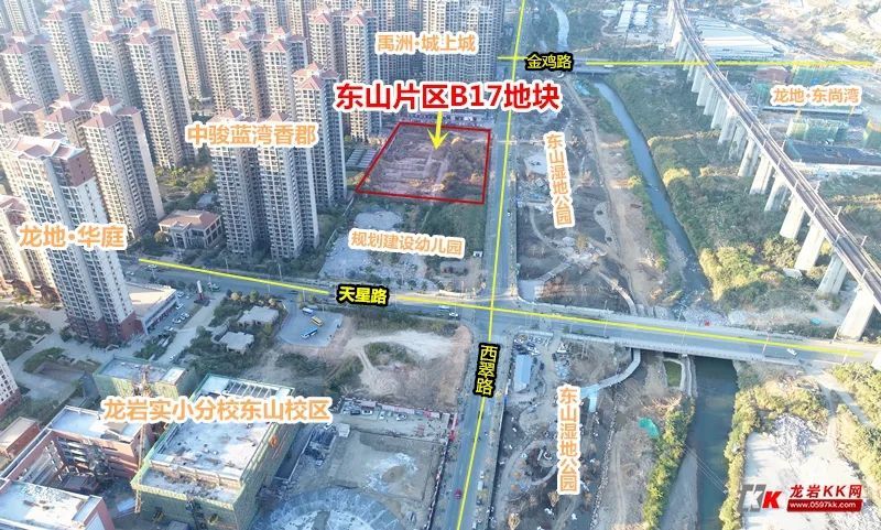 市自然资源局2020年1月公示了关于东山片区b17地块的控制性详细规划