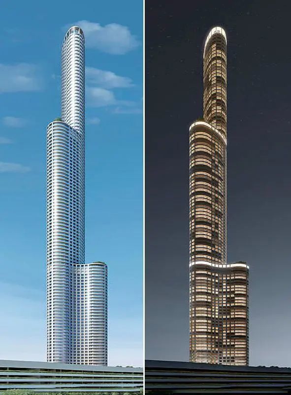 印度在建第一高楼——孟买世界一号大厦