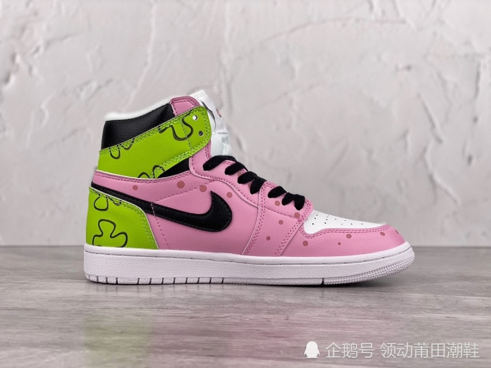 nike air jordan 1 diy派大星 开箱鉴赏