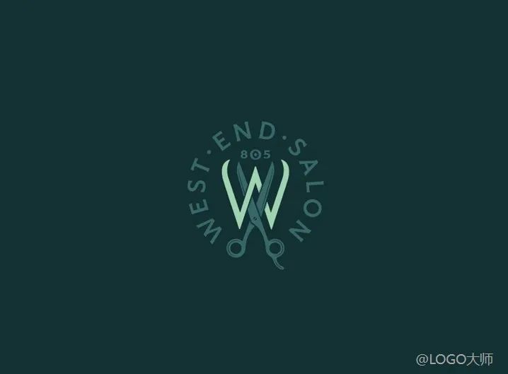 美发沙龙品牌logo设计合集鉴赏!