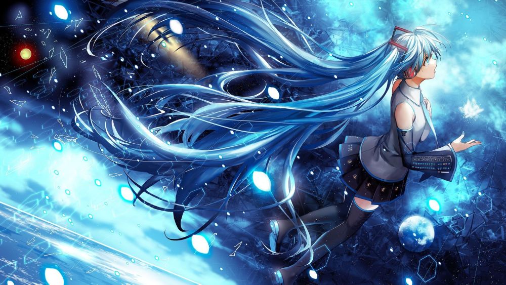 《初音未来》高清壁纸来咯,请注意查收,动动手转发起来!