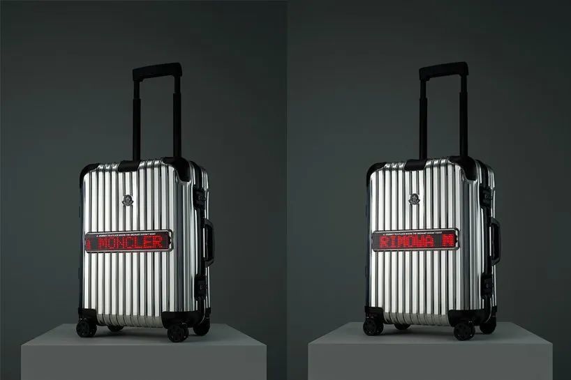 moncler x rimowa联名led行李箱 "旅"出你个性