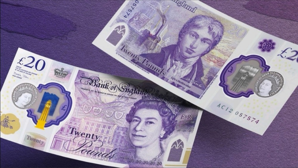 英国发行新版20英镑"特纳肖像"纸币