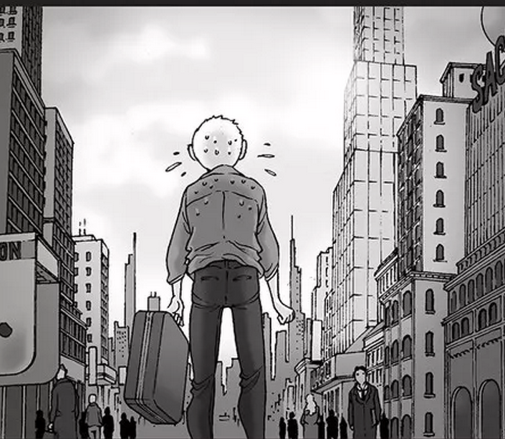 无声漫画:男孩背井离乡去大城市奋斗,却不知道家乡的父母在苦苦等待