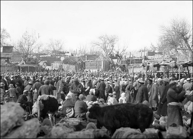 1927年新疆喀什莎车县老照片 百年前莎车城乡原生风貌