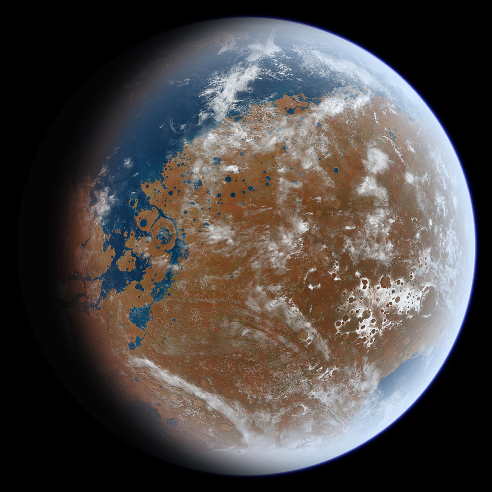 火星曾有水?地球1500万年前的陨石坑证实!