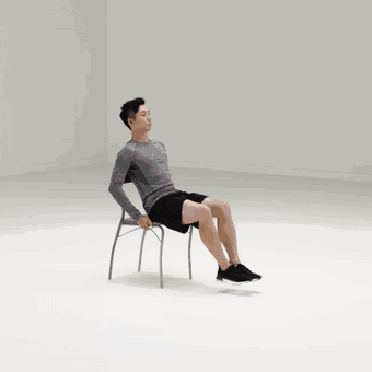 宅家健身指南:1把椅子,8个动作,让你轻松瘦全身