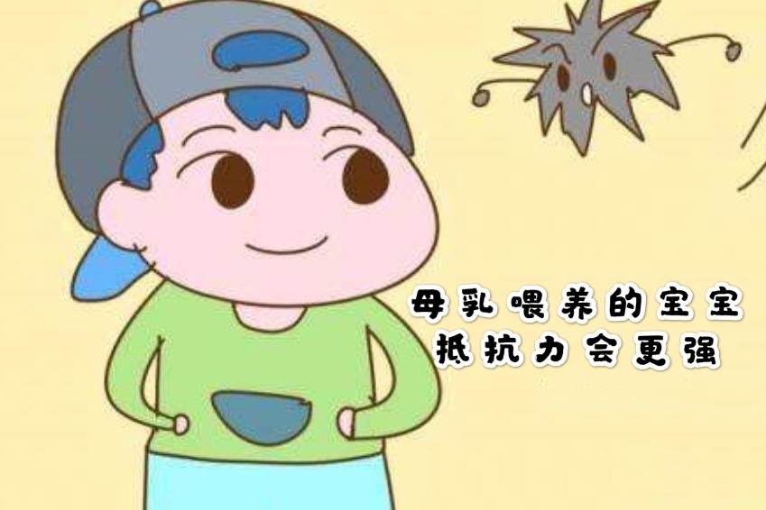 母乳喂养的宝宝抵抗力会更强