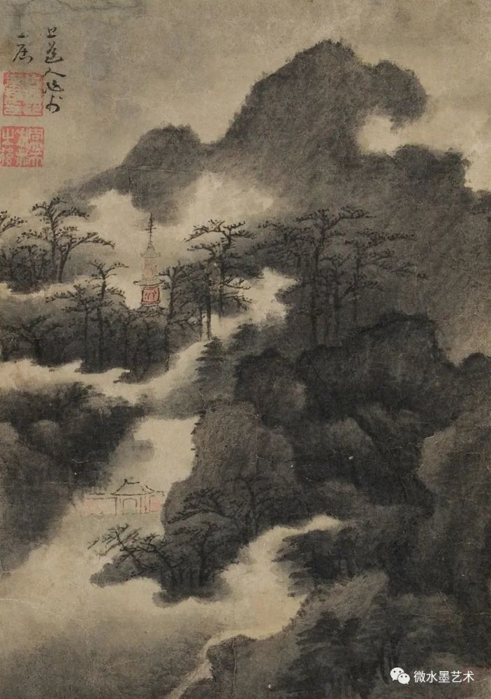 方从义,山水画,台北故宫博物院,企业微信