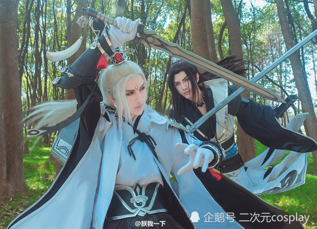 两大古风男神,《一梦江湖》武当&华山cos,这是充满颜值的狗粮