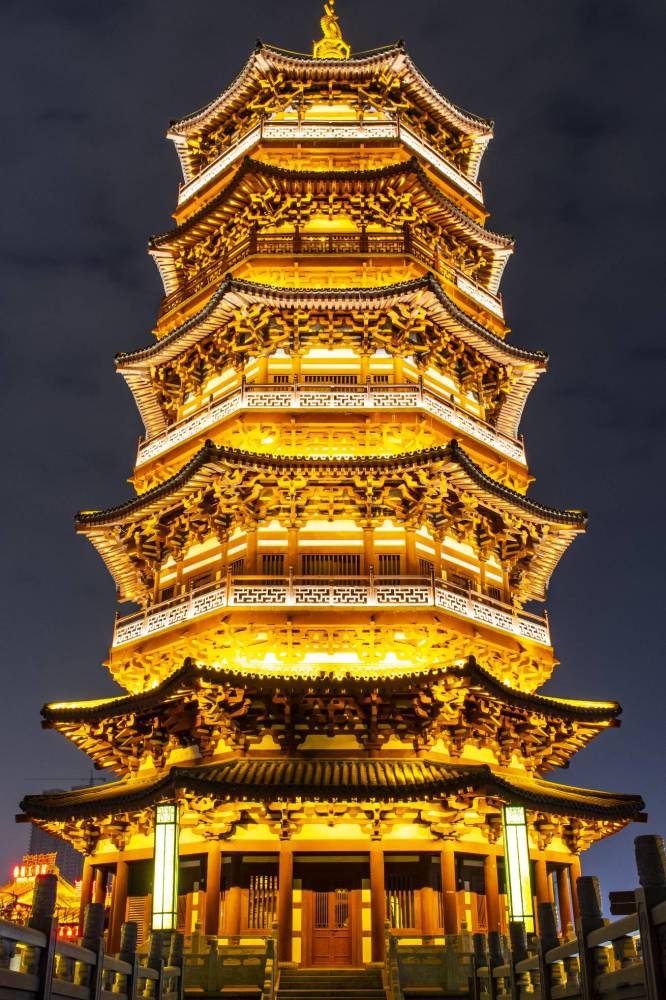 洛阳朱樱塔,朱樱公园,洛浦公园,梅花,洛阳旅游景点