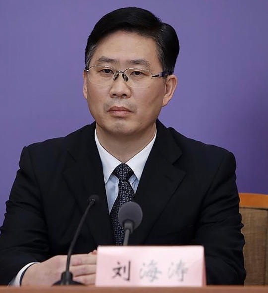 国家移民管理局边防检查管理司司长刘海涛 图片来源:中国网