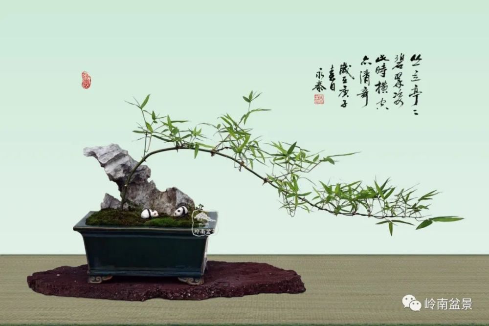 竹石盆景(郑永泰大师新作)