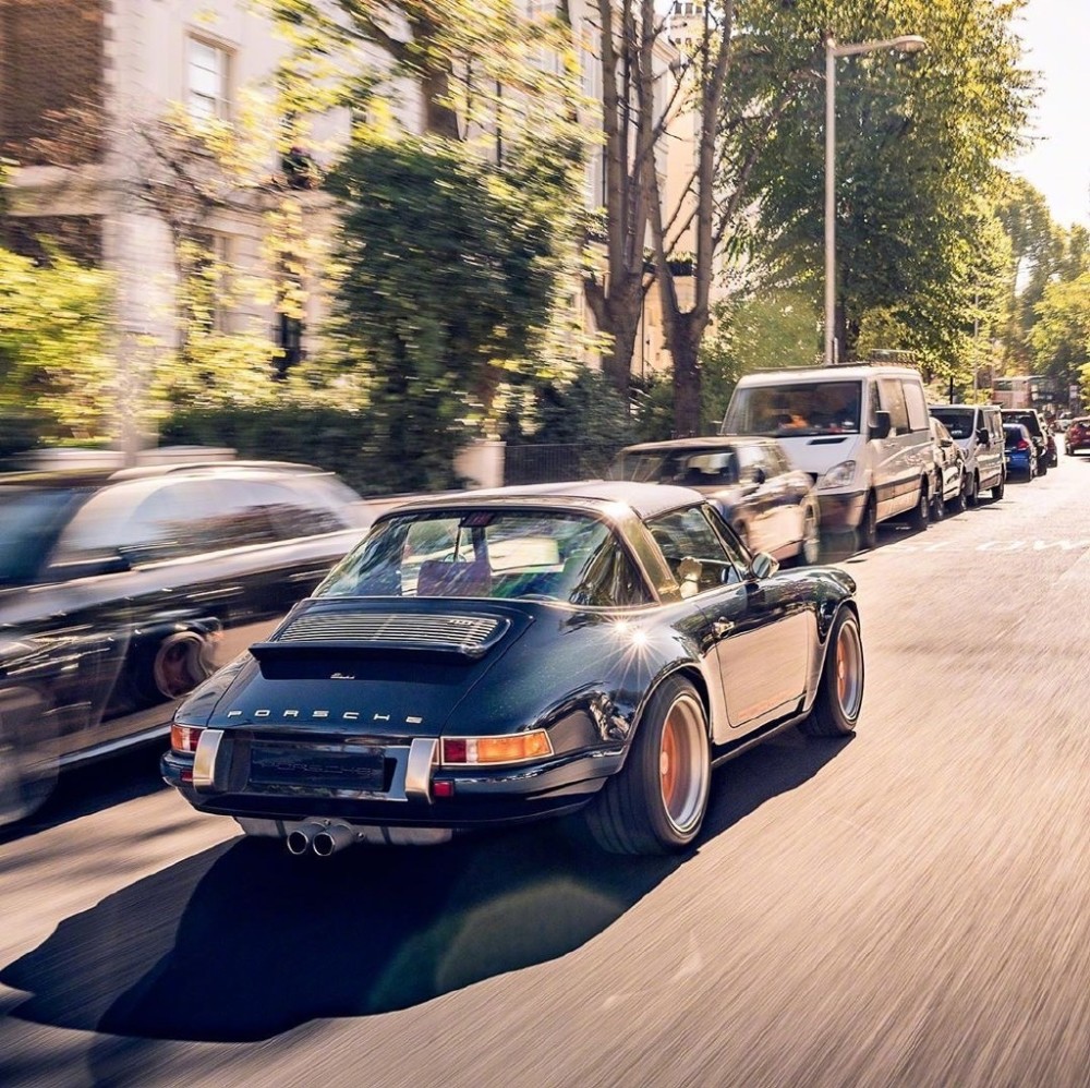 targa,保时捷911targa4 为什么外国人喜欢老款车,看看保时捷 targa才知道复古