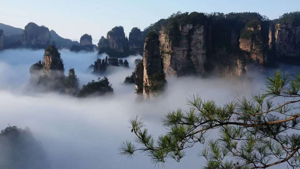 风云张家界,雨后初晴的武陵源风光