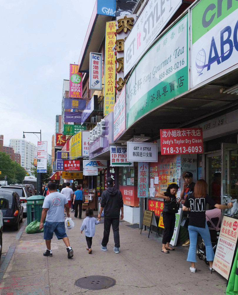 纽约法拉盛,著名华人聚居地,够"中国风"吗?