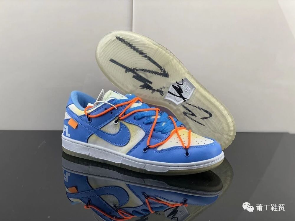 offwhitexnike,nikeoffwhite 耐克dunk x off-white北卡蓝联名开箱:个性十足,上脚真香