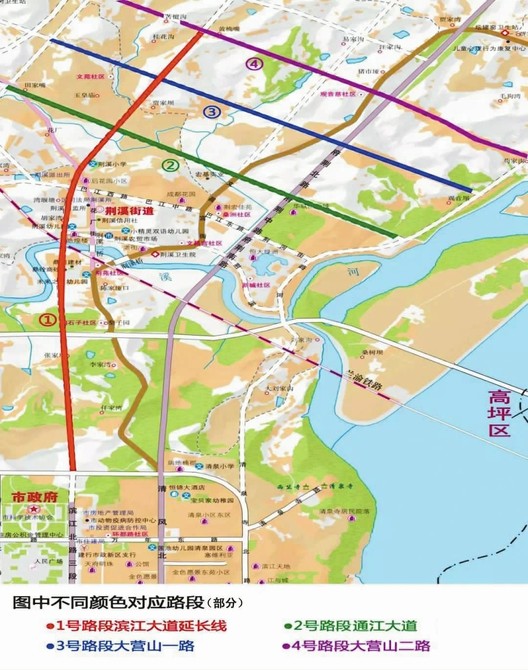 南充,南充市地名管理办法,顺庆区,通江大道,新城,滨江大道