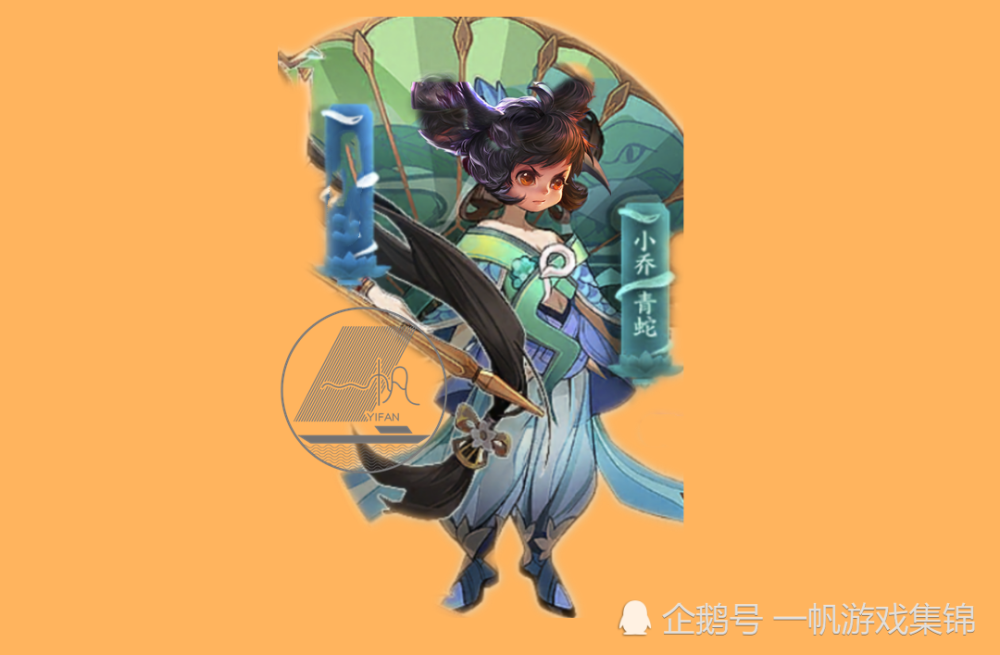 王者荣耀:小乔青蛇皮肤最像谁?大神p图换头李元芳,毫无违和感