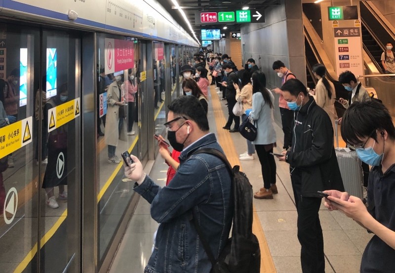 3月3日(周二),深圳地铁所辖7条线路(不含4号线)客流量为175
