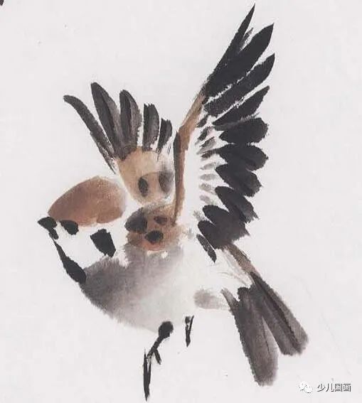 中国画技法:麻雀非常详细步骤