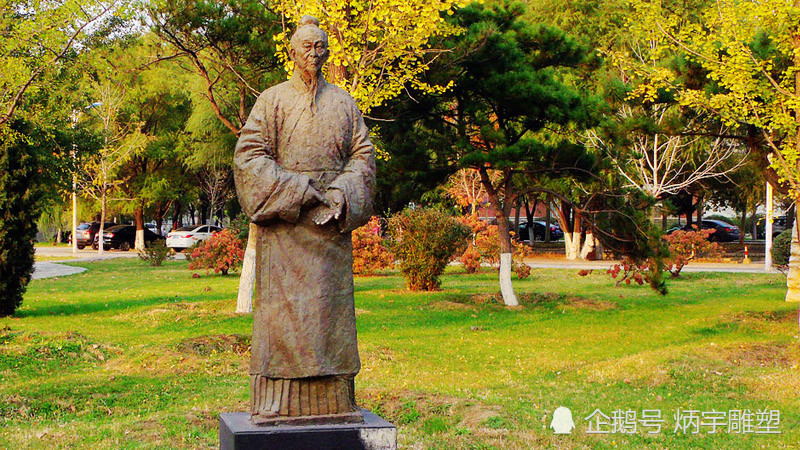校园名人雕塑,古代人物雕塑,教育主题雕塑