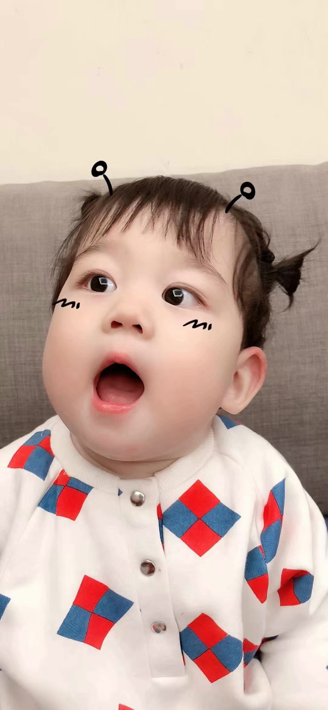 萌娃壁纸:今日份网易云热评