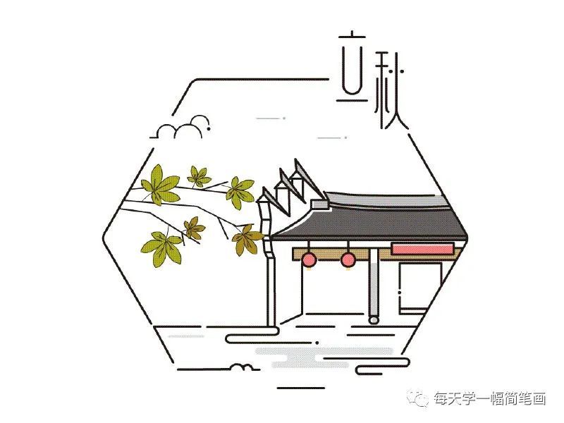 每天学一幅简笔画-二十四节气简笔画惊蛰