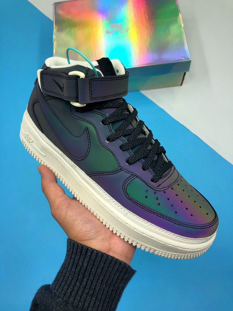 客制款 nike air force1 变色龙 开箱鉴赏