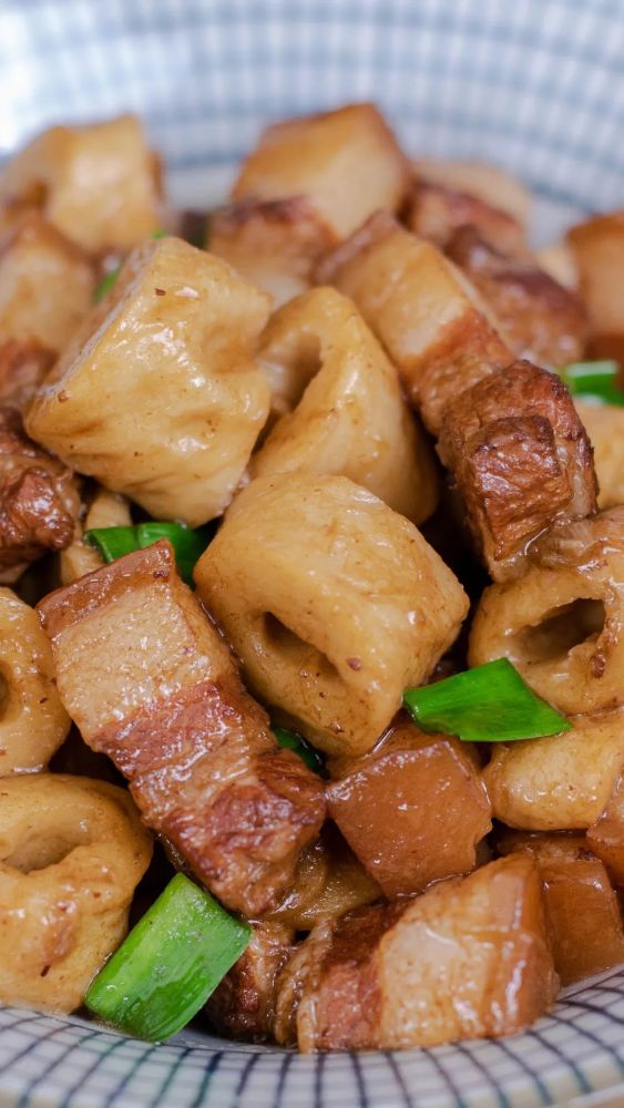 家常菜,菜谱,教程,面筋,五花肉