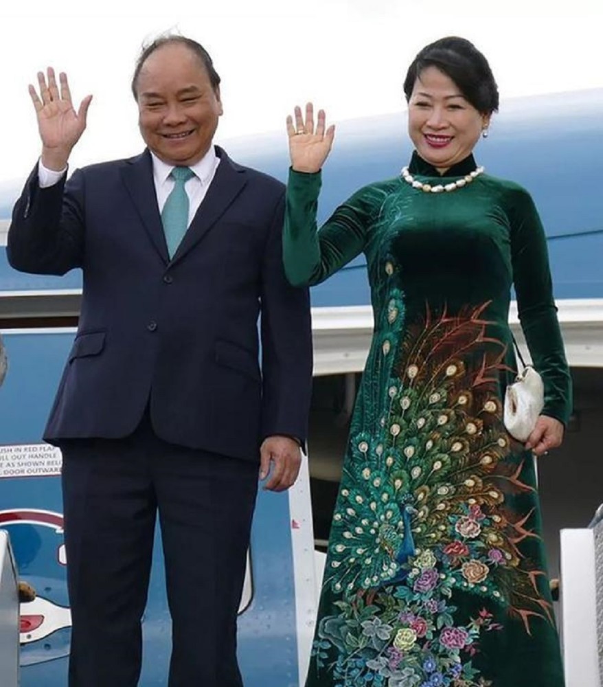 第一夫人,总统,越南,时尚,旗袍
