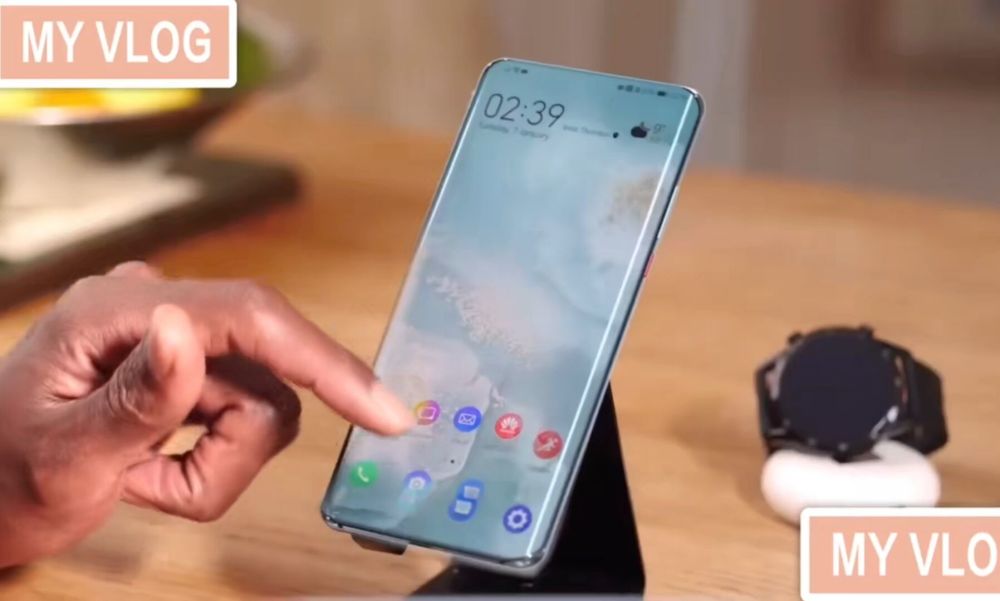 华为p40pro全面屏壁纸,华为p50pro壁纸 无框全面屏!华为p40 pro上手视频泄露:全面反击小米10