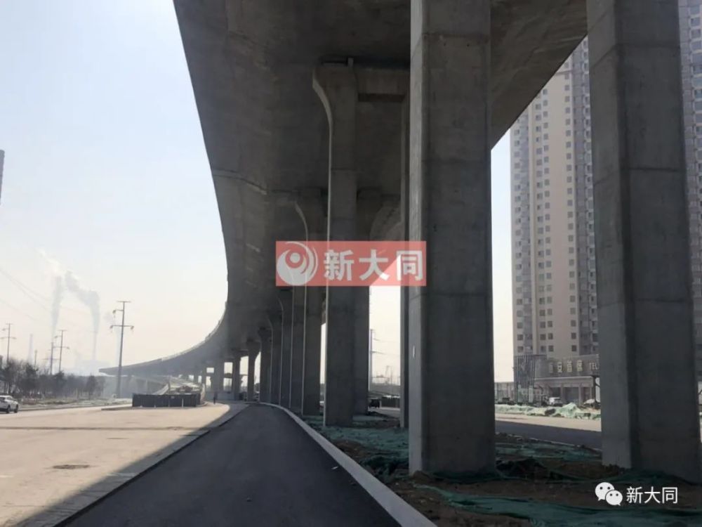 南中环大同南站路段高架 推进大同省域副中心城市建设 打造美丽