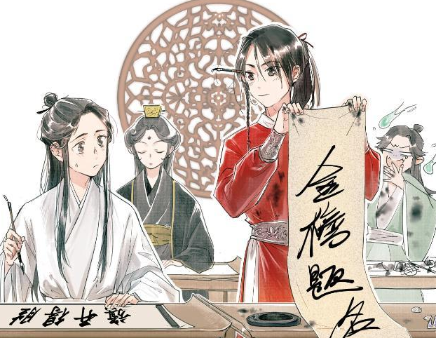 天官赐福:菩荠观里缺神像,花城:我会画!粉丝:顺便题个