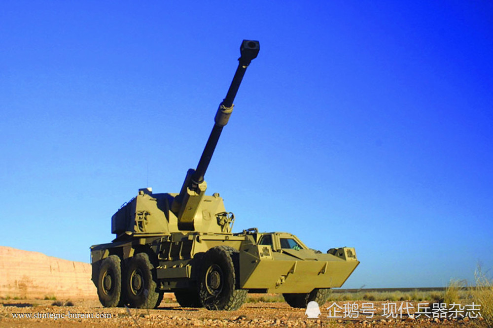 南非g6-52型155毫米自行榴弹炮创造射程新纪录