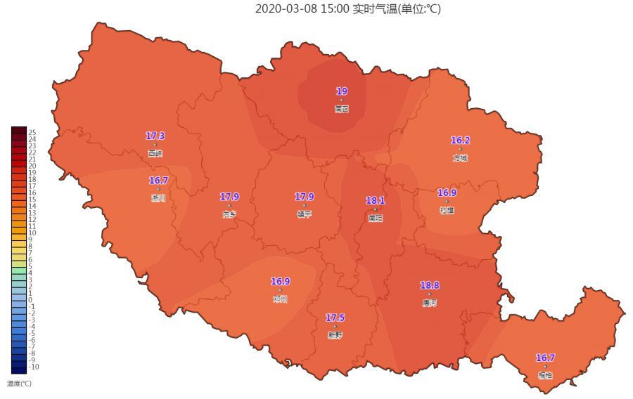 风来,雨来,南阳气温降了