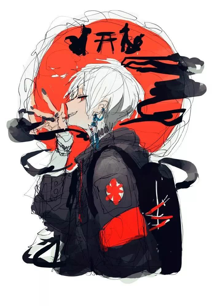 插画师さくしゃ作品品鉴:日本幻想风·鬼怪与奇幻少年