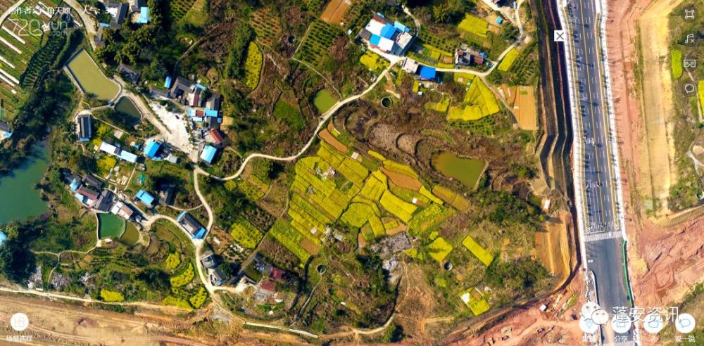 【航拍蓬安系列】:锦屏镇(广角天地2020.3.7航拍)