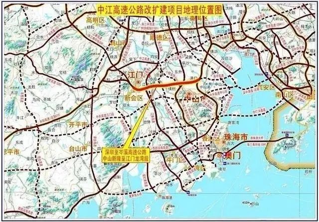 4车道改8车道,中江高速将与南中高速对接