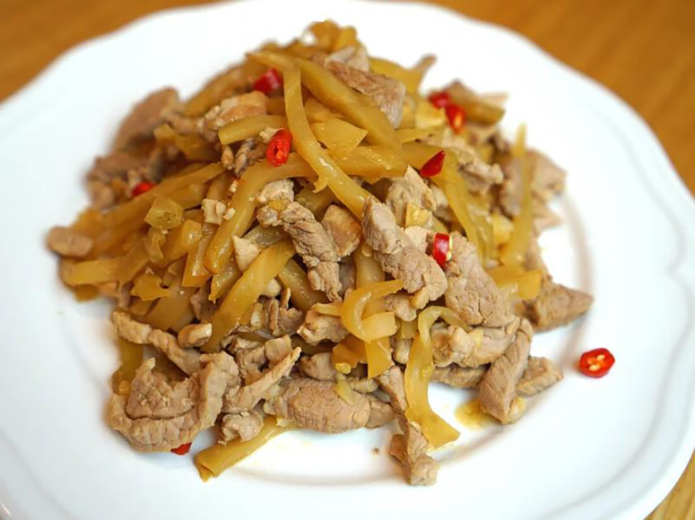 美食,榨菜,榨菜肉丝,芥菜,蛎蝗