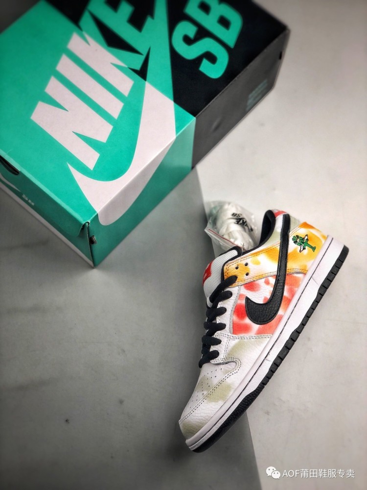 nike sb dunk扎染限定开箱测评