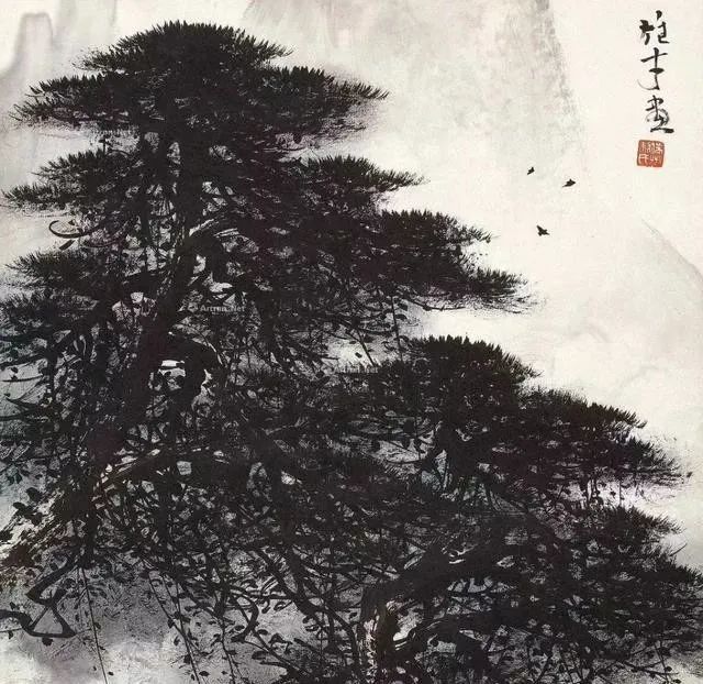 黎雄才的山水画,雄伟壮阔,意境深远!临摹的好素材!