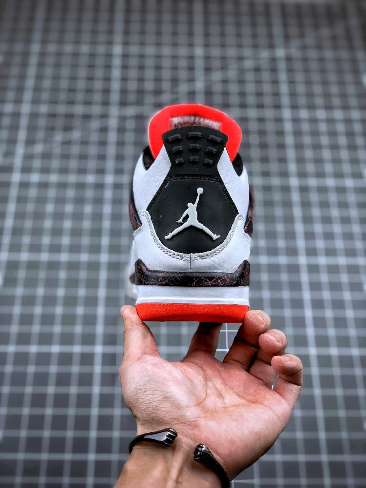 乔四air jordan 4 热熔岩 经典复刻球鞋开箱!