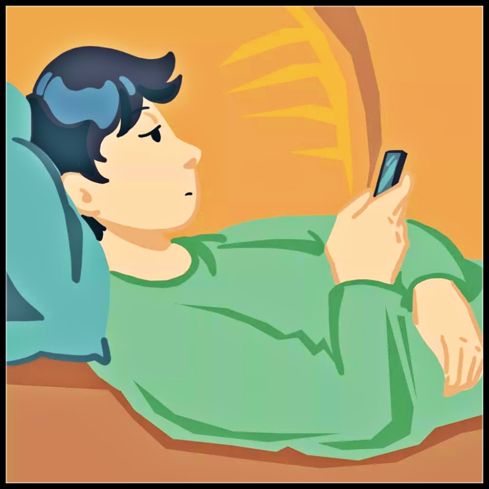 躺着玩手机有多少危害,看完这5点,请养成好习惯吧!