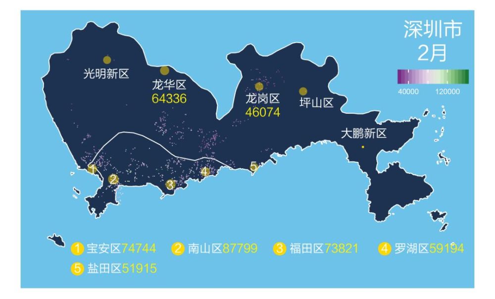 2020年2月城市房价地图出炉:全国22个城市,220个区域