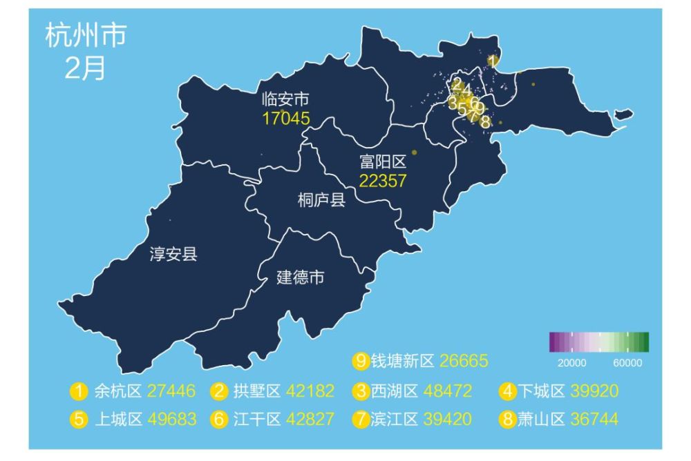 2020年2月城市房价地图出炉:全国22个城市,220个区域