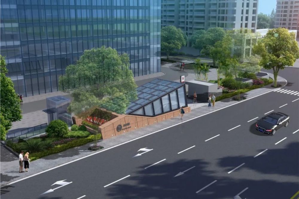 地铁9号线最新进展!北段临平三站站点出入口设计方案出炉!