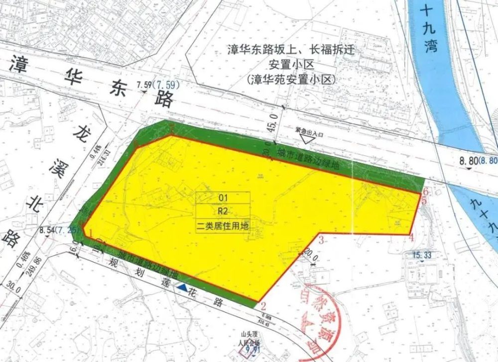 2020漳州市区土地首拍龙文区共三幅地块出让,出让总面积165452.35