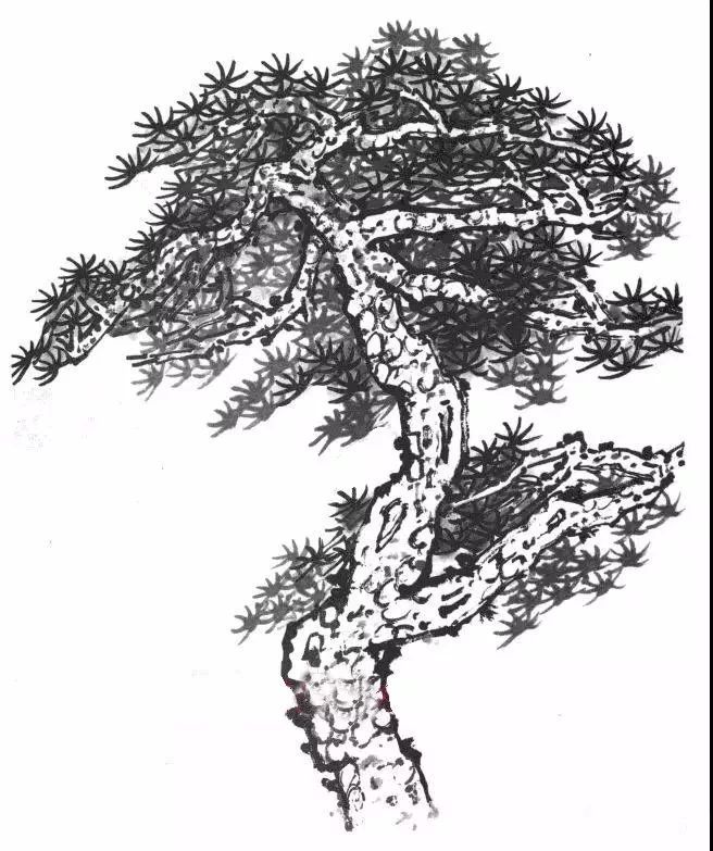书画教程——山水画树木的画法
